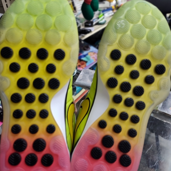 Nike Air Zoom G.T. Hustle 2 Men's Size 10.5 Yellow Athletic Gym Basketball Shoes - Picture 7 of 9